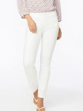 NYDJ White Pull On Ankle Alina Jeans Size 4 NWT!